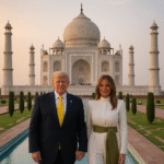 Donald Trump’s Grand Visit to India: A Journey Through the Land of Culture, Business & Spirituality