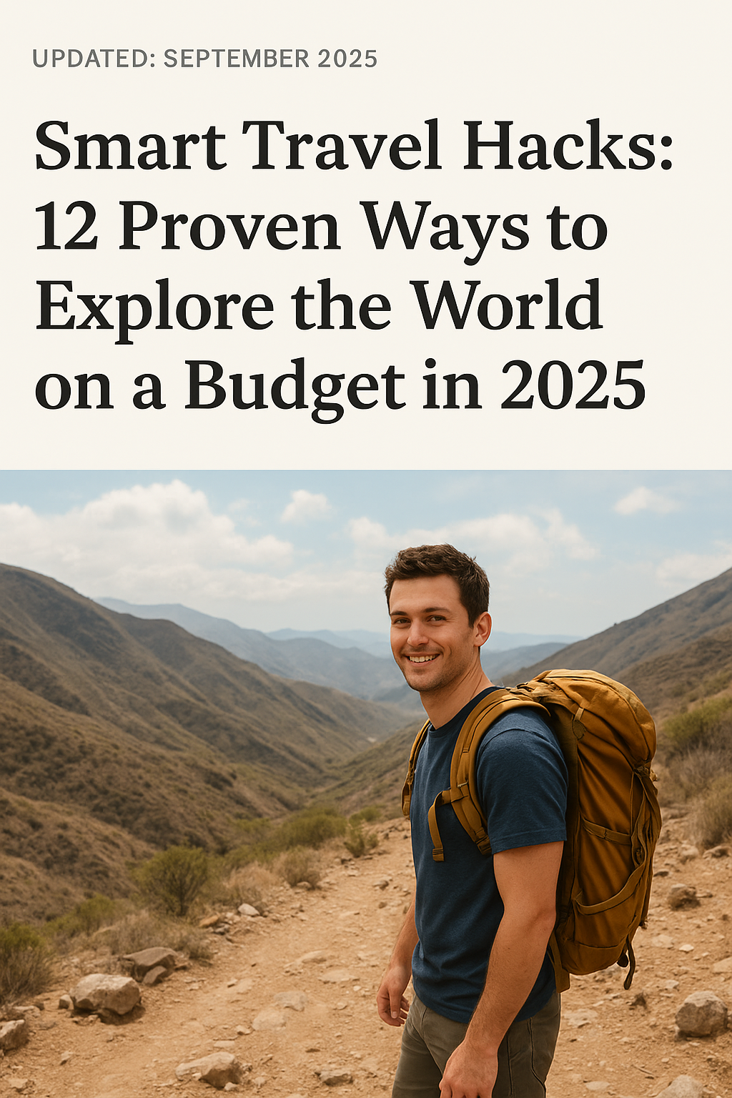 Smart Travel Hacks: 12 Proven Ways to Explore the World on a Budget in 2025
