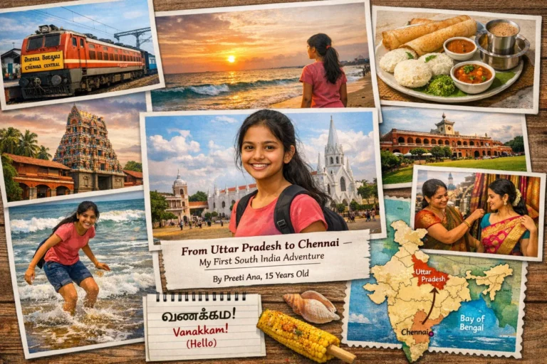 From Uttar Pradesh to Chennai: My First South India AdventureBy Preeti Ana, 15 years old